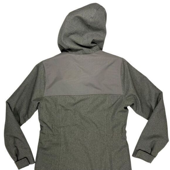 Merrell Select Dry Pea Coat XS Gray Insulated Winter Long Classic Elegant Jacket - Picture 6 of 16